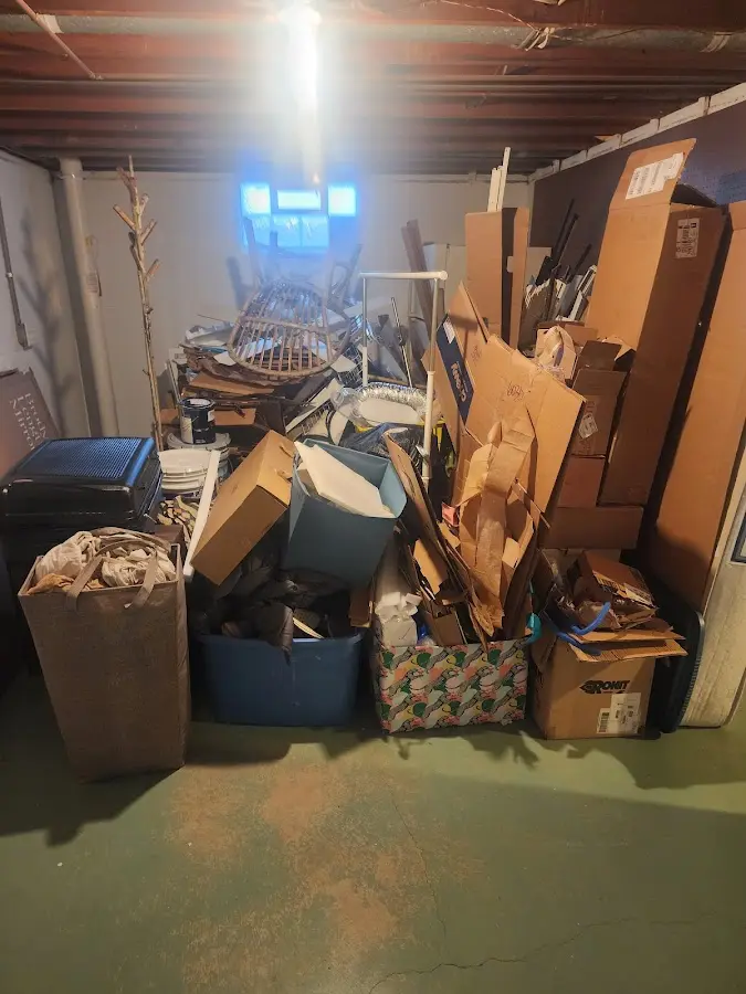 Roll-off dumpster container at job site for 20 Yard Dumpster Rental in Eagar